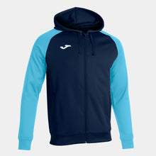 Load image into Gallery viewer, Joma Academy IV Ladies Hoodie Jacket (Dark Navy/Turquoise Fluor)