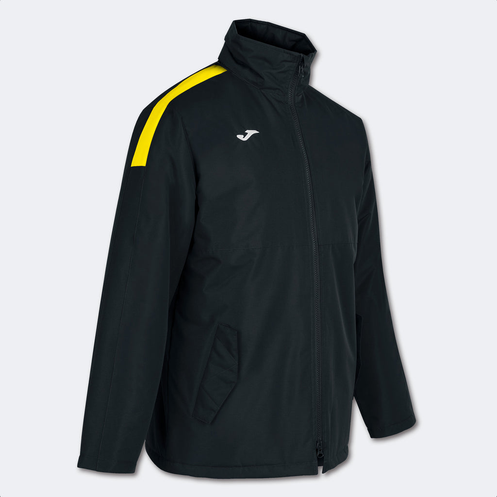 Joma Trivor Bench Jacket (Black/Yellow)