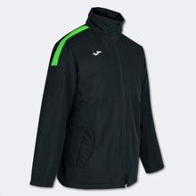 Load image into Gallery viewer, Joma Trivor Bench Jacket (Black/Green Fluor)