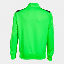 Load image into Gallery viewer, Joma Championship VII 1/2 Zip Sweatshirt (Green Fluor/Black)