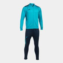 Load image into Gallery viewer, Joma Championship VII Tracksuit (Turquoise Fluor/Dark Navy)