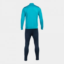Load image into Gallery viewer, Joma Championship VII Tracksuit (Turquoise Fluor/Dark Navy)