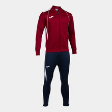 Load image into Gallery viewer, Joma Championship VII Tracksuit (Burgundy/White/Dark Navy)