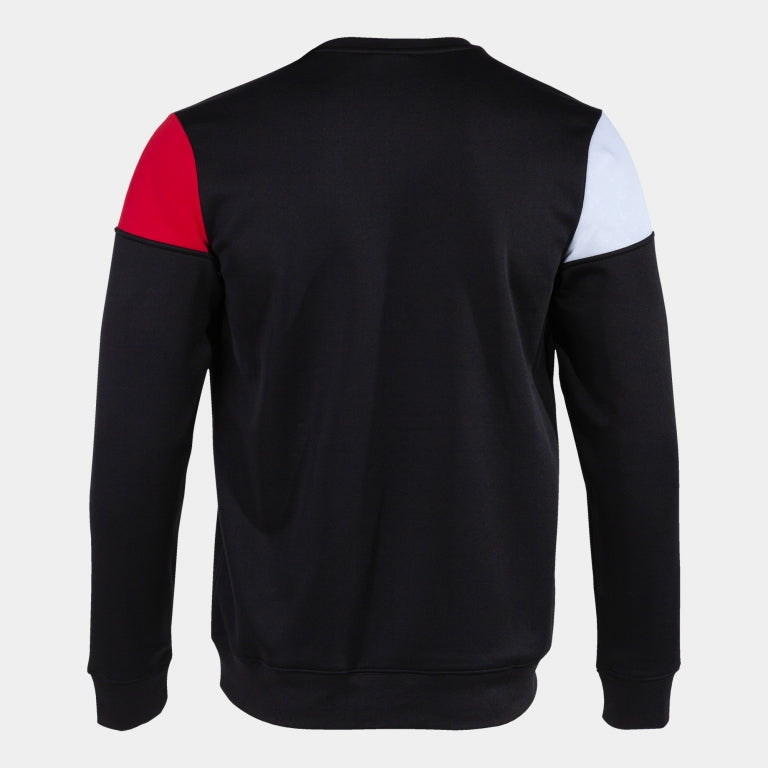 Joma Crew V Sweatshirt (Black/Red/White)