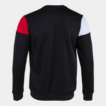 Load image into Gallery viewer, Joma Crew V Sweatshirt (Black/Red/White)