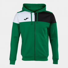 Load image into Gallery viewer, Joma Crew V Hoodie Jacket (Green Medium/Black/White)