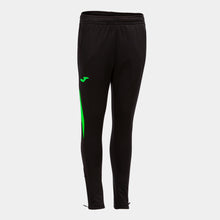 Load image into Gallery viewer, Joma Championship VII Pant (Black/Green Fluor)