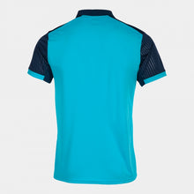 Load image into Gallery viewer, Joma Montreal Polo (Turquoise Fluor/Dark Navy)
