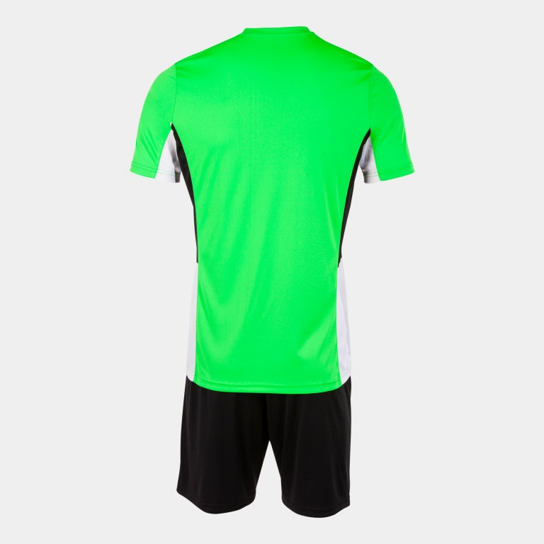 Joma Danubio II Shirt/Short Set (Green Fluor/Black/White)
