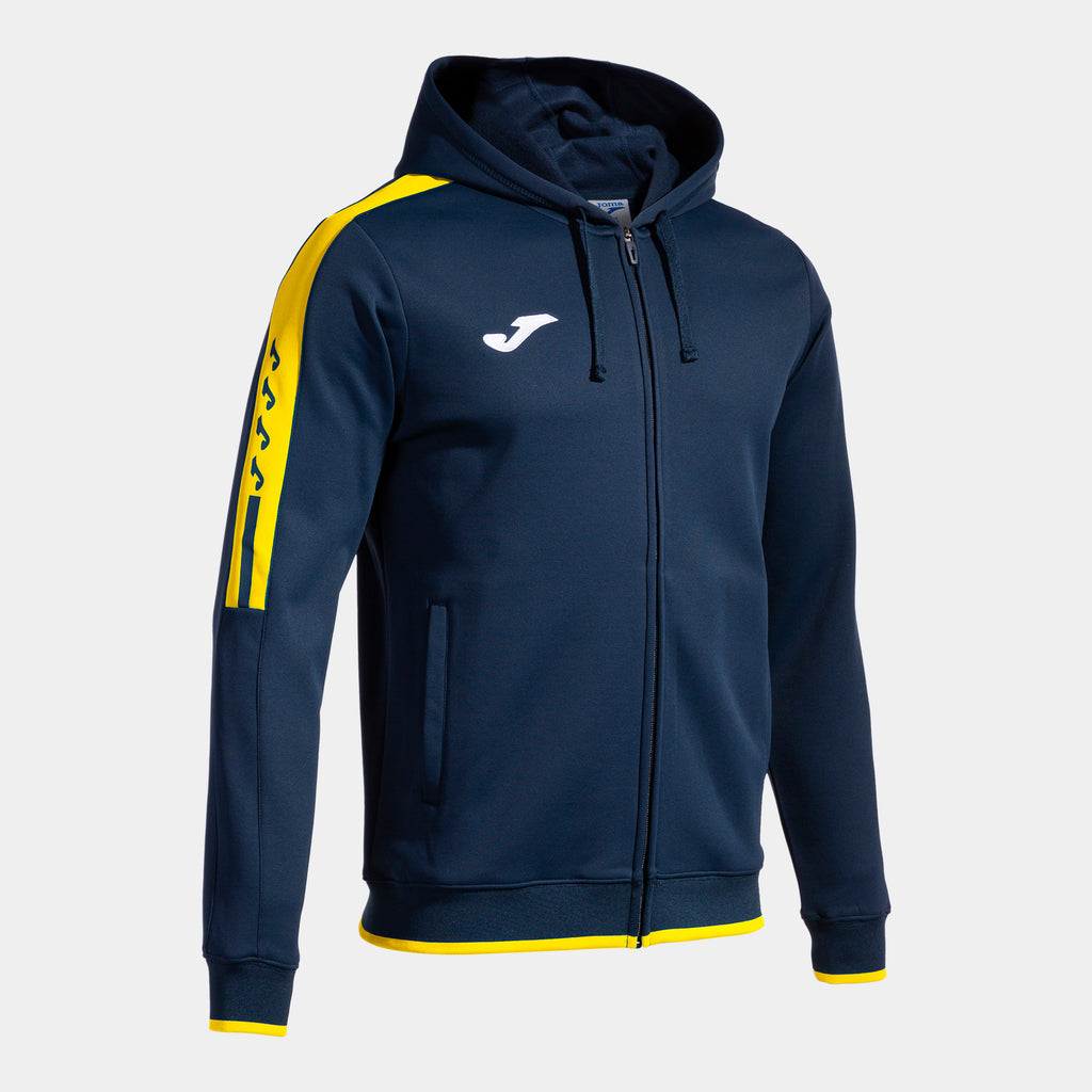 Joma Olimpiada Hoodie Jacket (Dark Navy/Yellow)