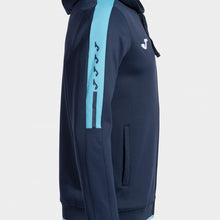 Load image into Gallery viewer, Joma Olimpiada Hoodie Jacket (Dark Navy/Turquoise Fluor)