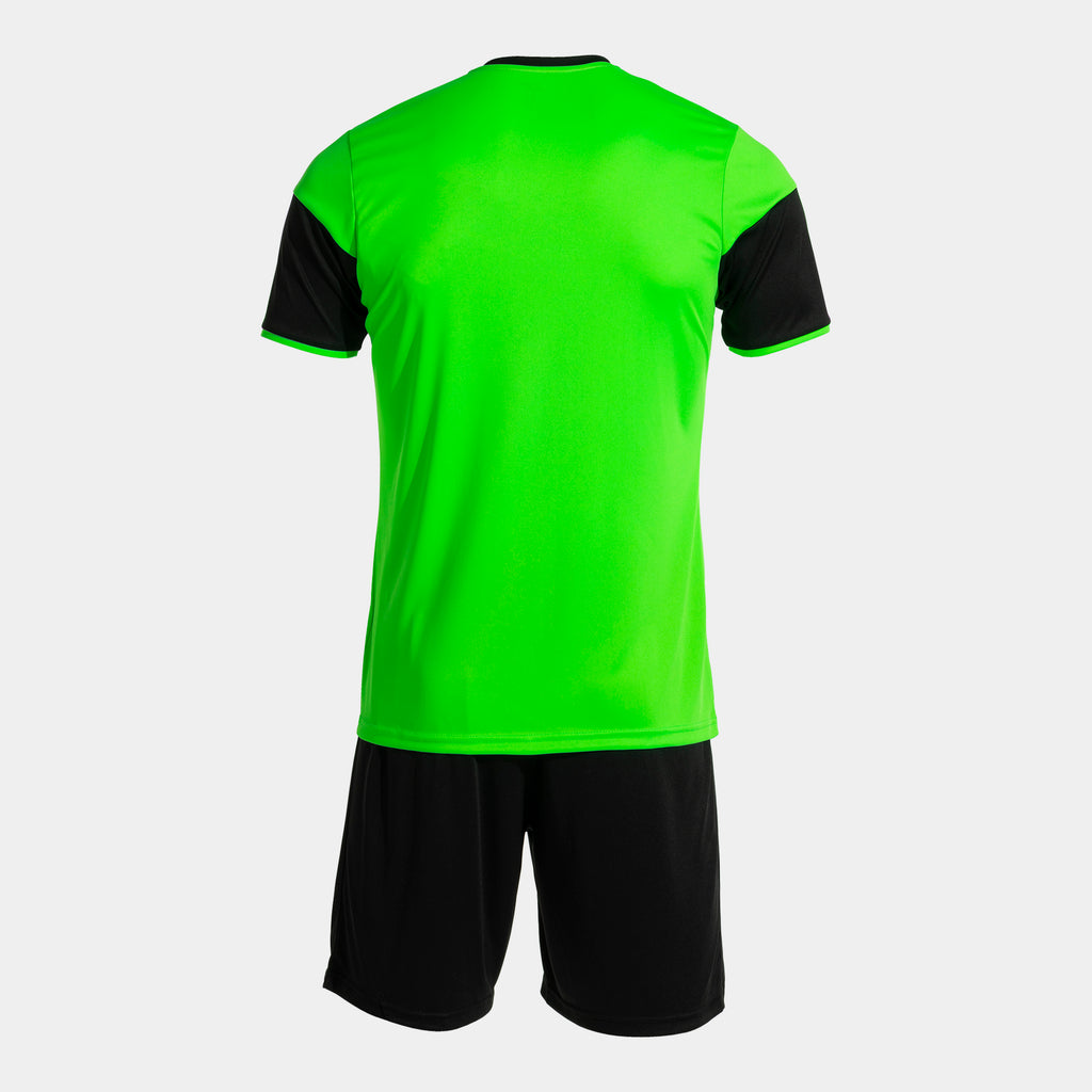 Joma Danubio III Shirt/Short Set (Fluor Green/Black)