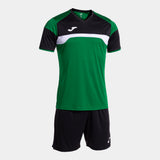 Joma Danubio III Shirt/Short Set (Green Medium/Black)