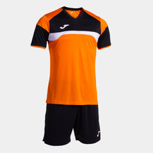 Load image into Gallery viewer, Joma Danubio III Shirt/Short Set (Orange/Black)