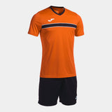 Joma Victory Shirt/Short Set (Orange/Black)