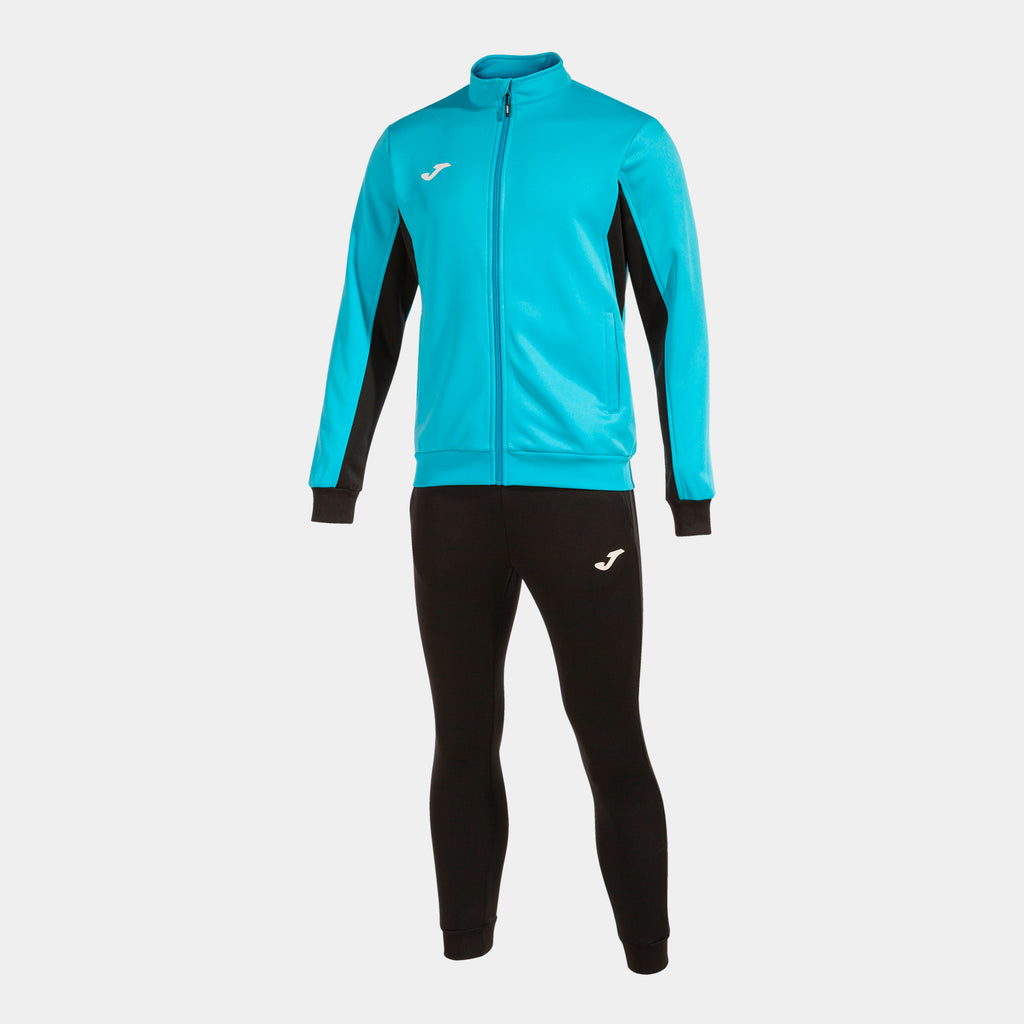 Joma Derby Tracksuit (Black/Blue Atoll)