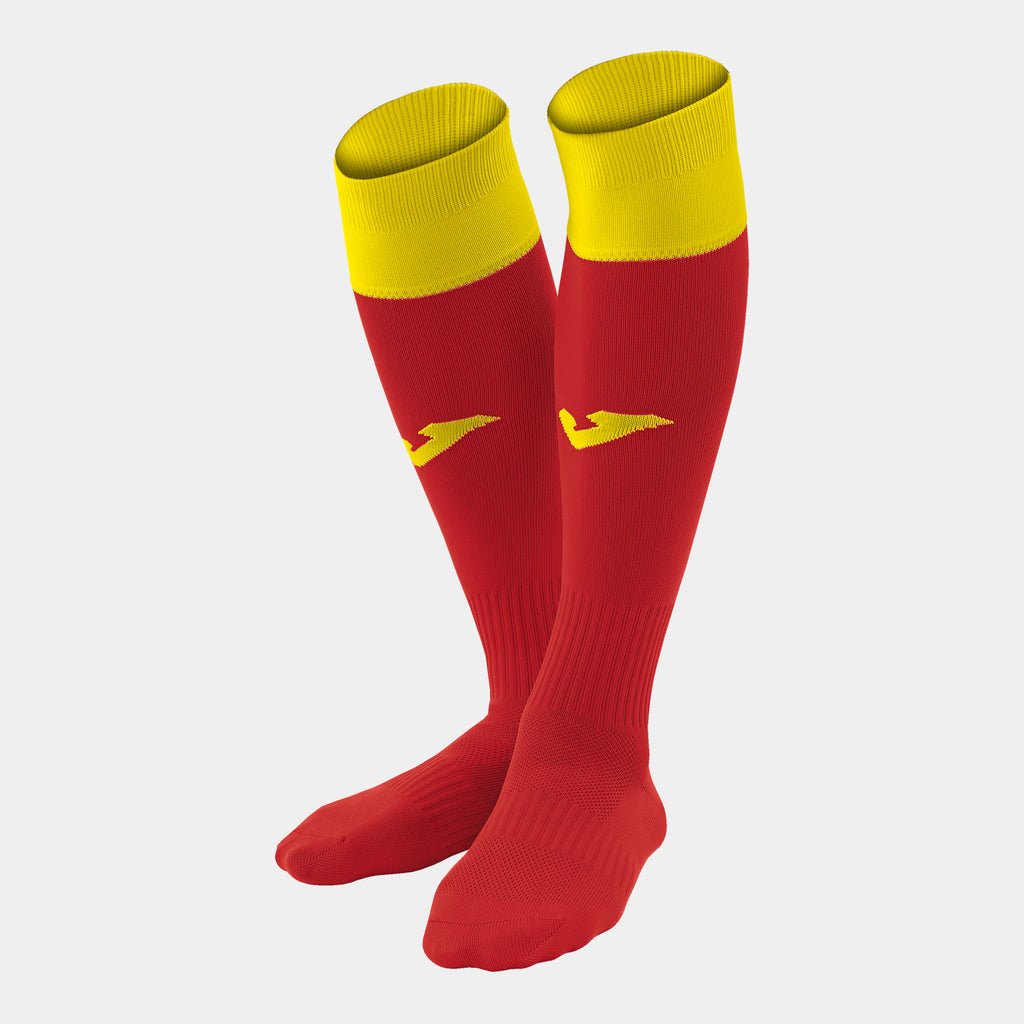 Joma Calcio 24 Sock 4 Pack (Red/Yellow)