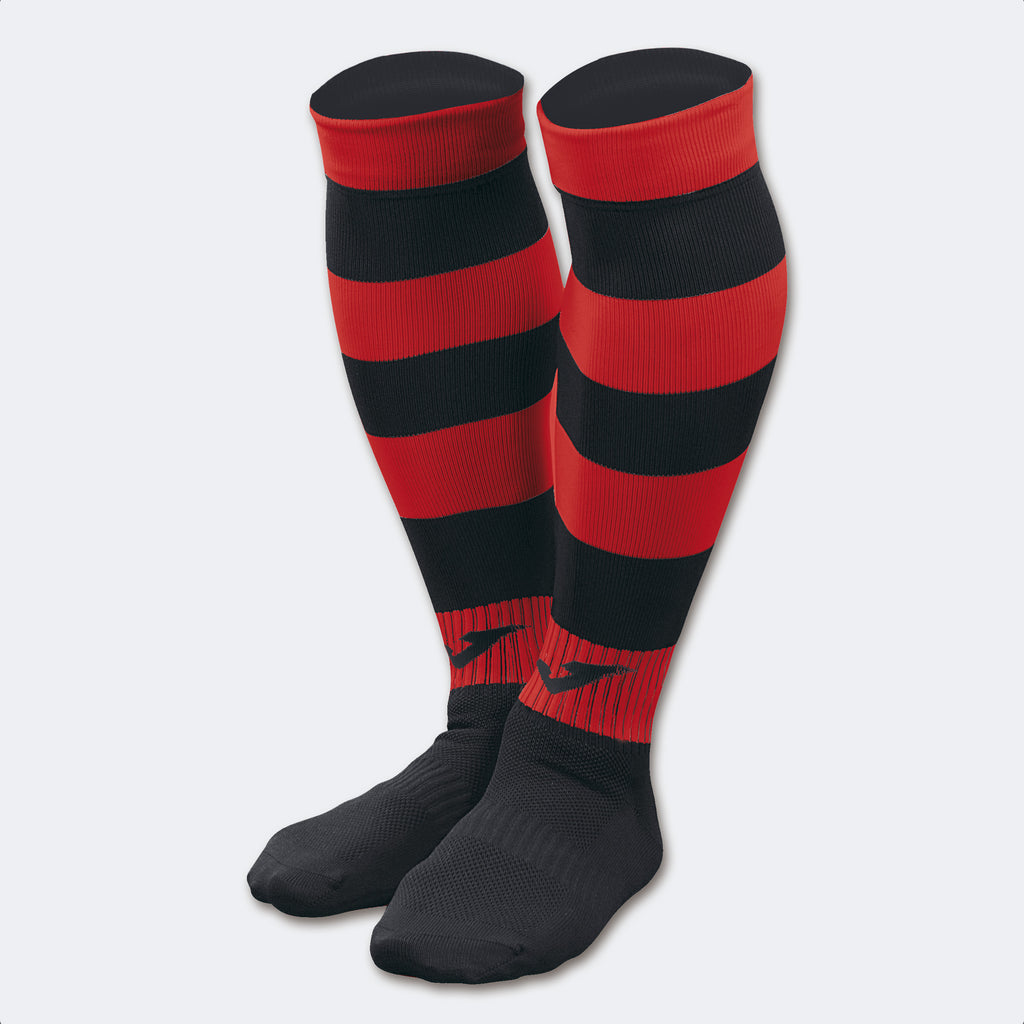 Joma Zebra II Sock 4 Pack (Black/Red)