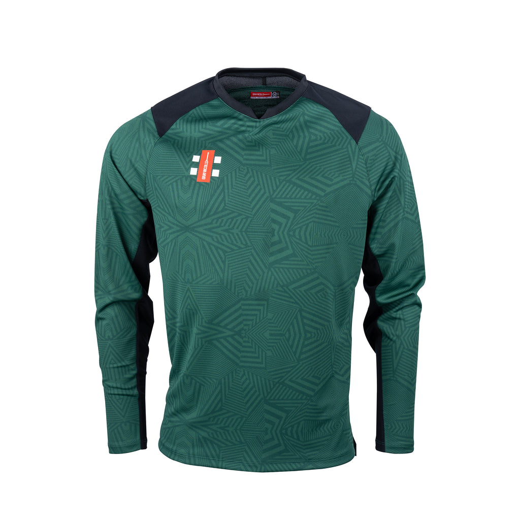Gray Nicolls Pro T20 LS Shirt (Green/Black)