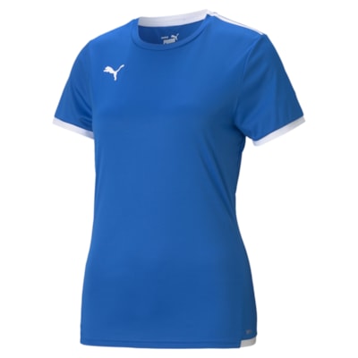 Puma Team Liga Football Shirt Women (Electric Blue Lemonade/White)