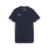 Puma Team Goal Football Shirt Womens (Puma Navy/White/ Persian Blue)