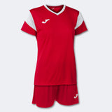 Joma Phoenix Ladies Shirt/Short Set (Red/White)