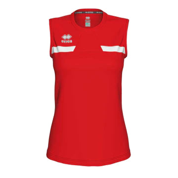 Errea Women's Margie Vest Top (Red/White)