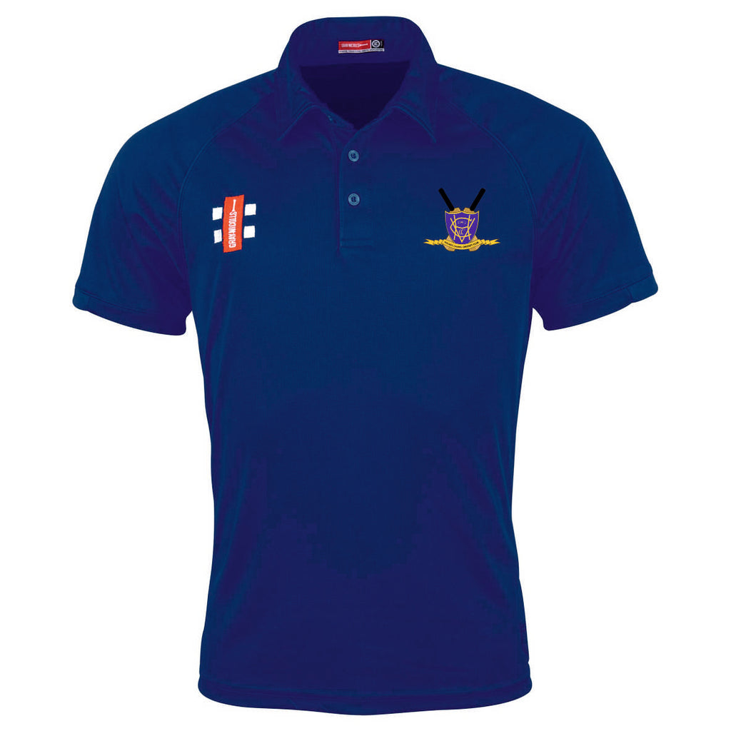 Holmes Chapel CC Gray Nicolls Matrix V2 Polo Shirt (Navy)