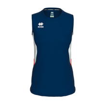 Load image into Gallery viewer, Errea Women&#39;s Carry Vest Top (Navy/White/Red)