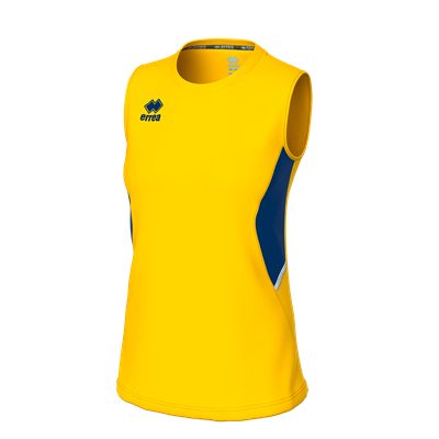 Errea Women's Carry Vest Top (Yellow/Navy/White)