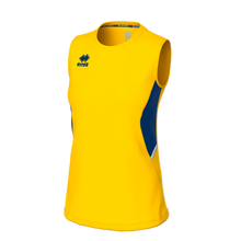 Load image into Gallery viewer, Errea Women&#39;s Carry Vest Top (Yellow/Navy/White)