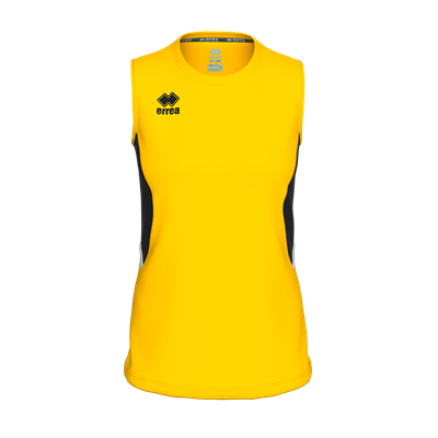 Errea Women's Carry Vest Top (Yellow/Black/White)
