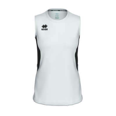 Errea Women's Carry Vest Top (White/Anthracite/Black)
