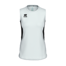 Load image into Gallery viewer, Errea Women&#39;s Carry Vest Top (White/Anthracite/Black)