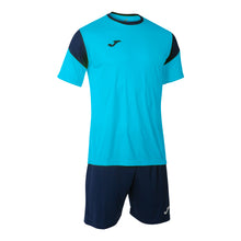 Load image into Gallery viewer, Joma Phoenix Shirt/Short Set (Fluor Turquoise/Navy)