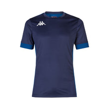 Load image into Gallery viewer, Kappa Dervio SS Football Shirt (Blue Marine/Blue Md Cobalt)