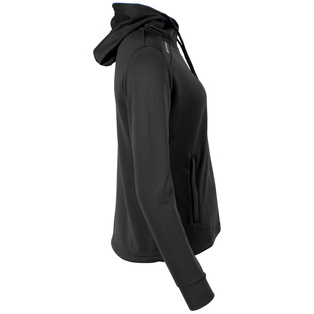 Stanno Womens Field Hooded Jacket (Black)
