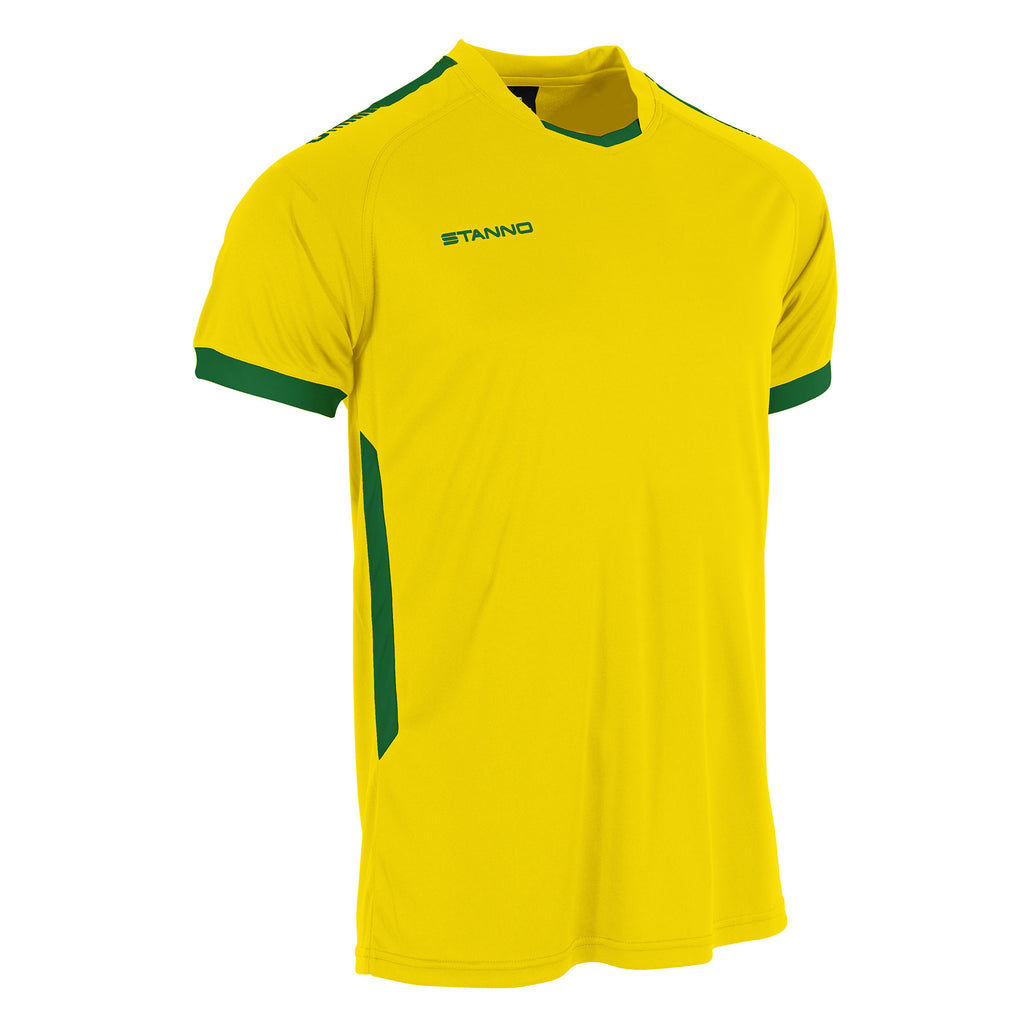 Stanno First SS Football Shirt (Yellow/Green)