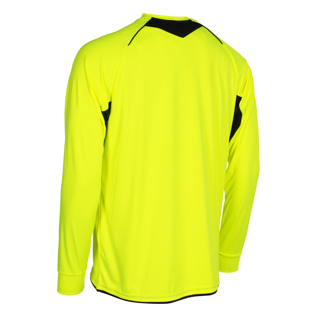 Stanno Bergamo LS Referee Shirt (Neon Yellow/Black)