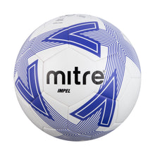 Load image into Gallery viewer, Mitre Impel Training Football (White/Dazzling Blue/Black)