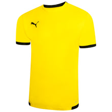 Load image into Gallery viewer, Puma Team Liga Football Shirt (Cyber Yellow/Black)