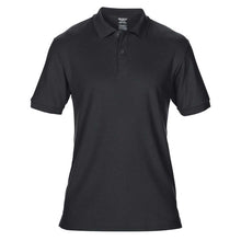 Load image into Gallery viewer, Gildan DryBlend® Adult Double Piqué Polo (Black)