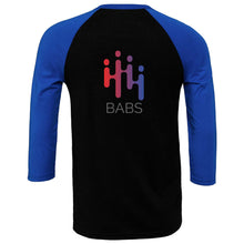 Load image into Gallery viewer, BABS Baseball T-Shirt (Black/True Royal)