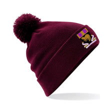 Load image into Gallery viewer, LSE CC Pom Pom Beanie (Maroon)