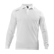Load image into Gallery viewer, Errea Team Colours Long Sleeve Polo Shirt (White)
