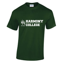 Load image into Gallery viewer, HARMONY COLLEGE Large Logo T-Shirt (Forest)