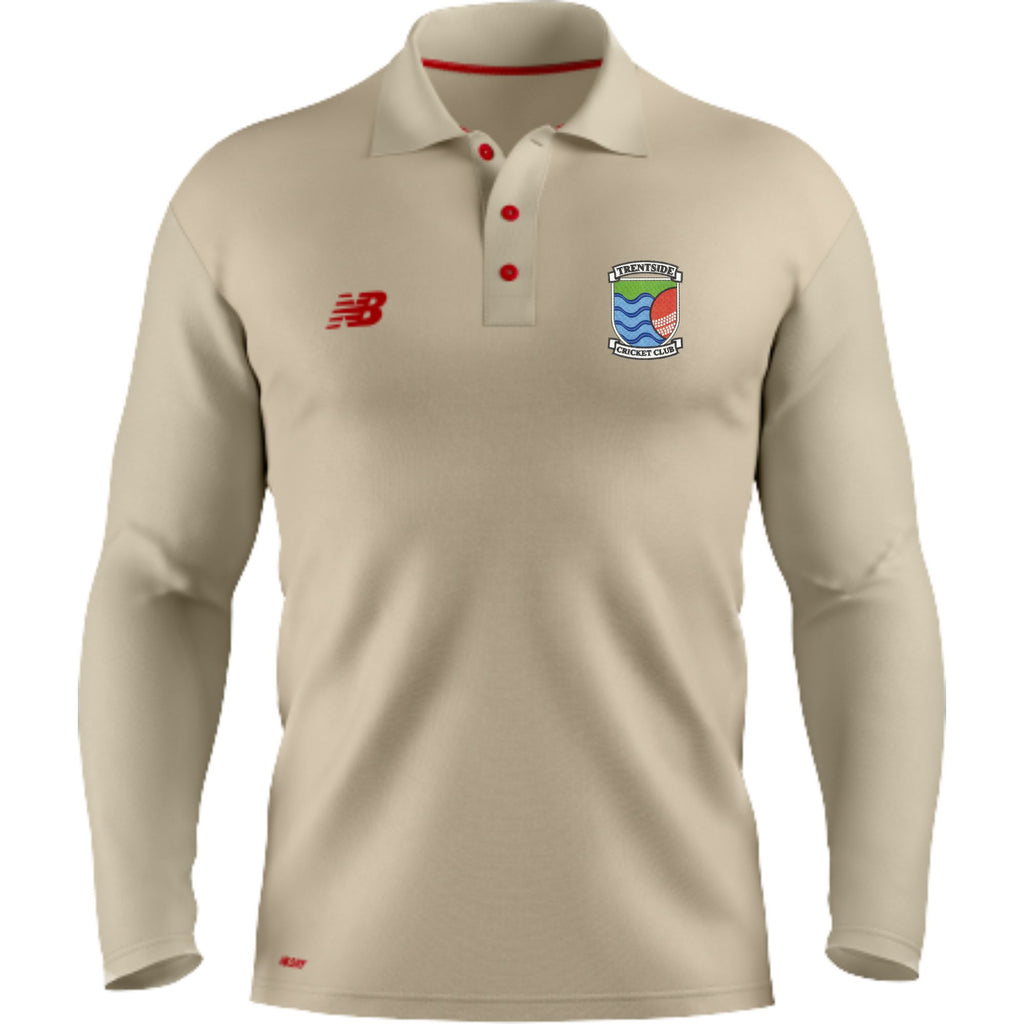 Trentside CC New Balance LS Cricket Shirt (Angora)