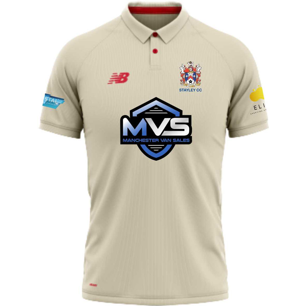 Stayley CC New Balance SS Cricket Shirt (Angora)