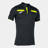 Joma Respect II Referee Shirt (Black/Yellow Fluor)