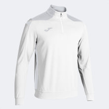 Load image into Gallery viewer, Joma VI Sweatshirt 1/2 Zip Sweatshirt (White/Silver)